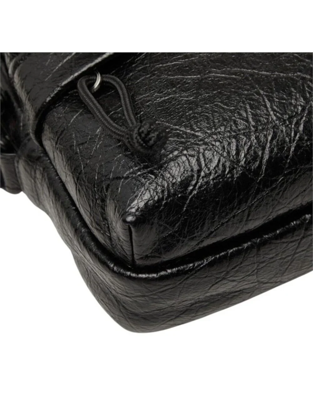 Balenciaga Explorer Camera Bag Crossbody Black Leather